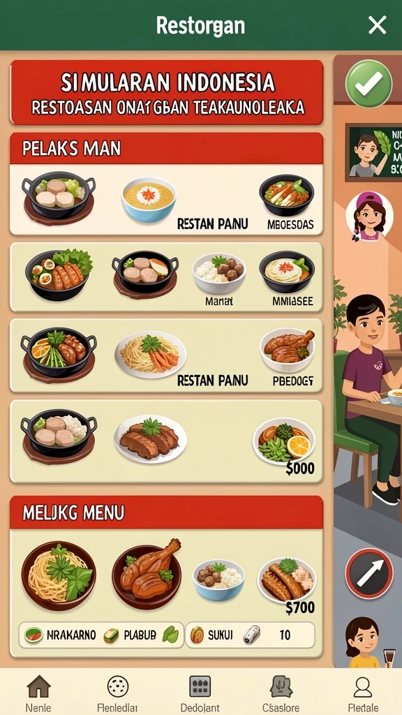 55rt - Tampilan antarmuka permainan yang menarik.