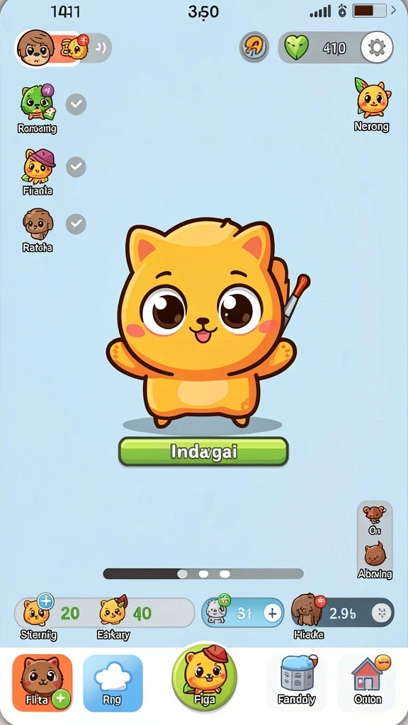 98spin - Screenshot 3: Tampilan saat pengguna memenangkan hadiah besar.
