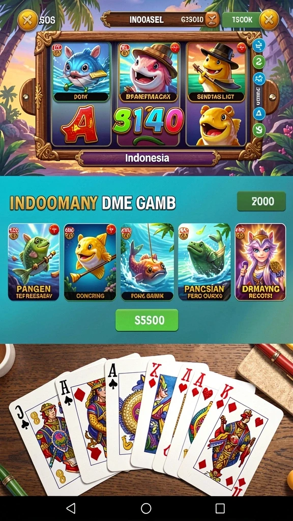 dora77 - Tampilan awal yang ceria dan menarik.