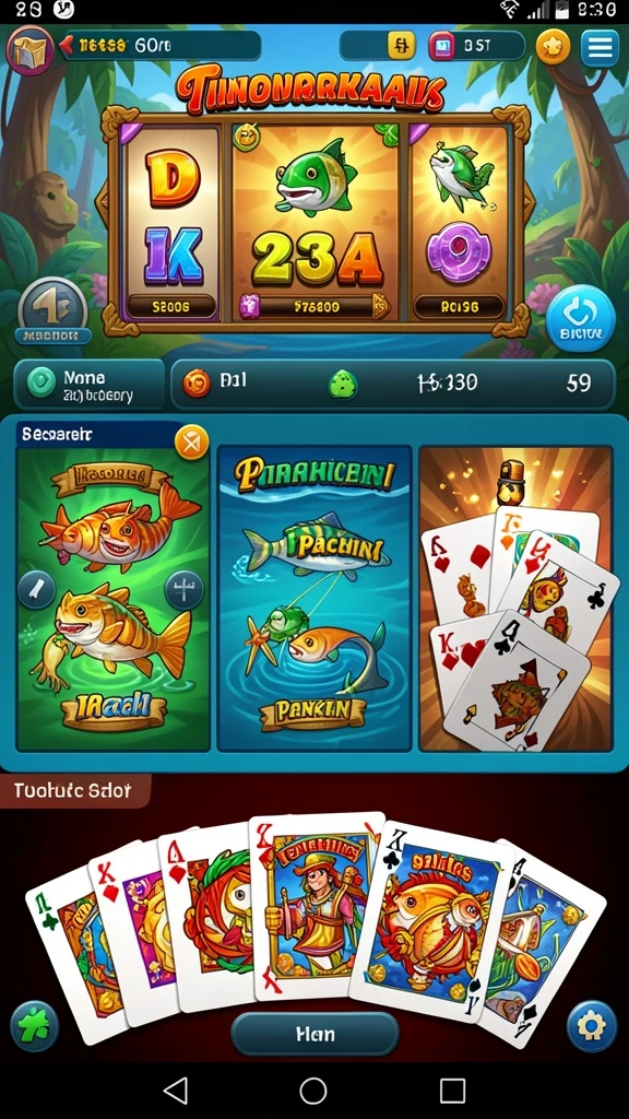 dragon777 - Tampilan awal yang menarik dan mudah dinavigasi.