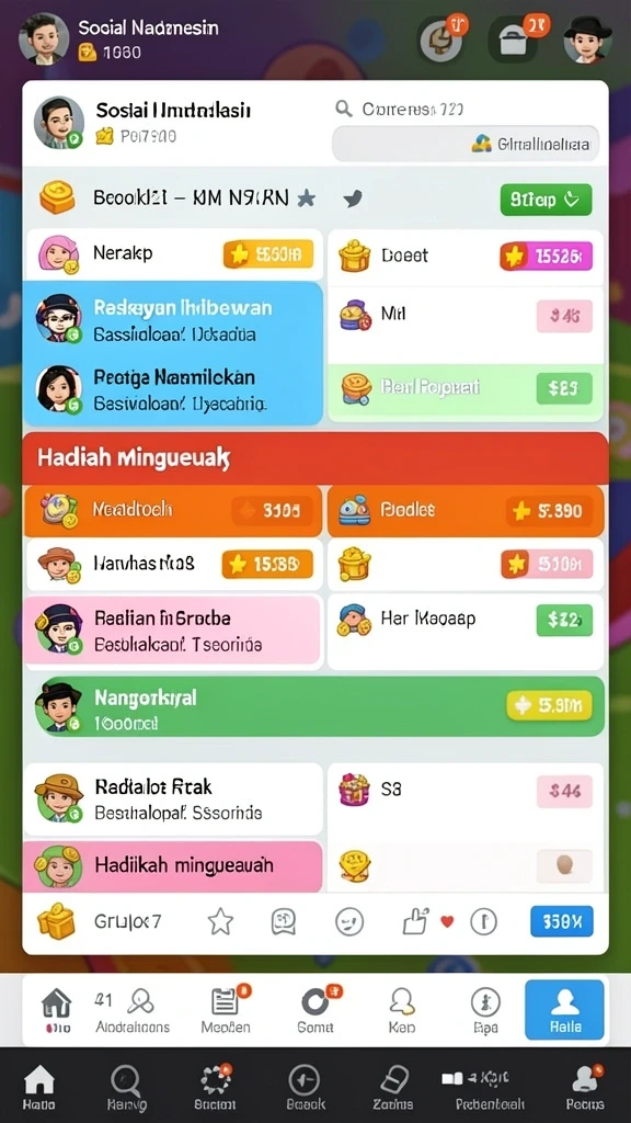 funpari - Tampilan utama FUNPARI yang menarik dan intuitif.