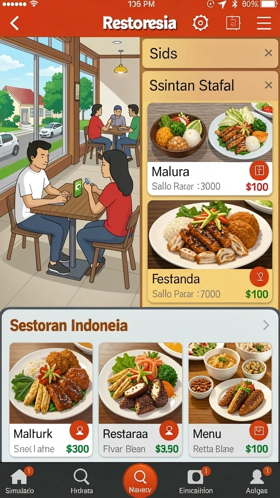 rajabandar88 - Tampilan antarmuka yang modern dan menarik.